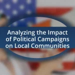 Analyzing the Impact of Political Campaigns on Local Communities