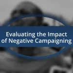 Evaluating the Impact of Negative Campaigning
