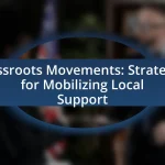 Grassroots Movements: Strategies for Mobilizing Local Support