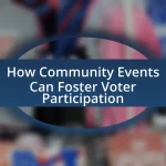 How Community Events Can Foster Voter Participation