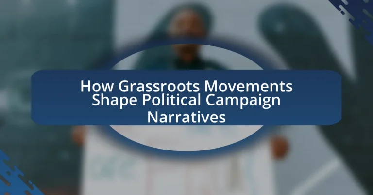 How Grassroots Movements Shape Political Campaign Narratives