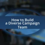 How to Build a Diverse Campaign Team