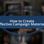How to Create Effective Campaign Materials