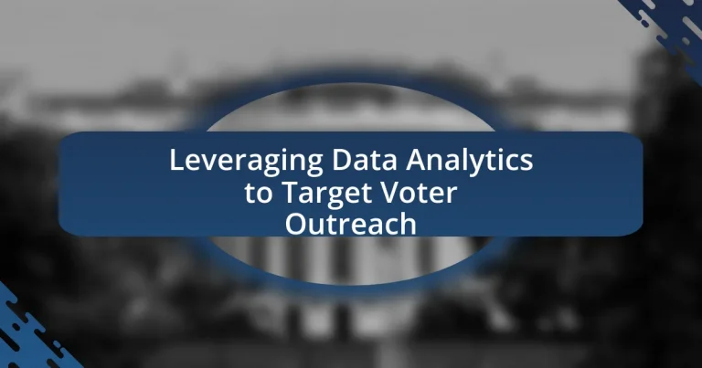 Leveraging Data Analytics to Target Voter Outreach
