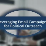 Leveraging Email Campaigns for Political Outreach