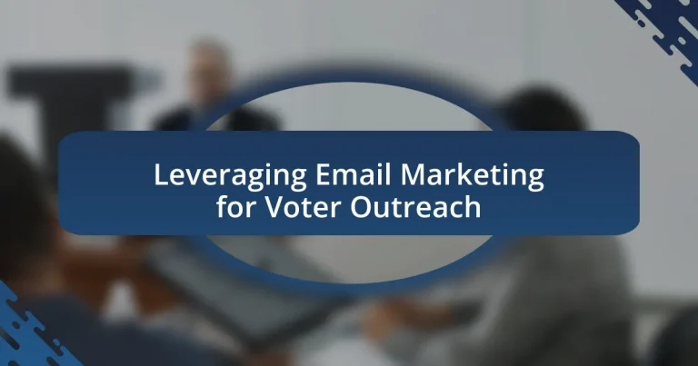 Leveraging Email Marketing for Voter Outreach