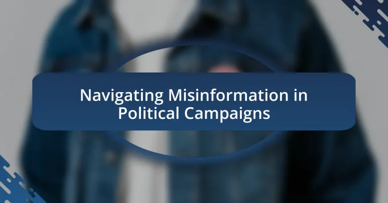 Navigating Misinformation in Political Campaigns