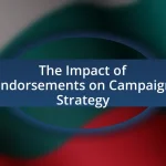 The Impact of Endorsements on Campaign Strategy