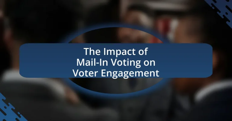 The Impact of Mail-In Voting on Voter Engagement