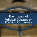 The Impact of Political Debates on Election Outcomes