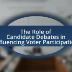 The Role of Candidate Debates in Influencing Voter Participation