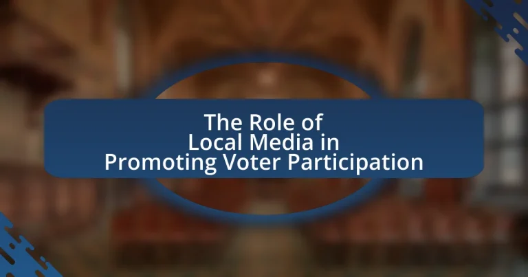 The Role of Local Media in Promoting Voter Participation