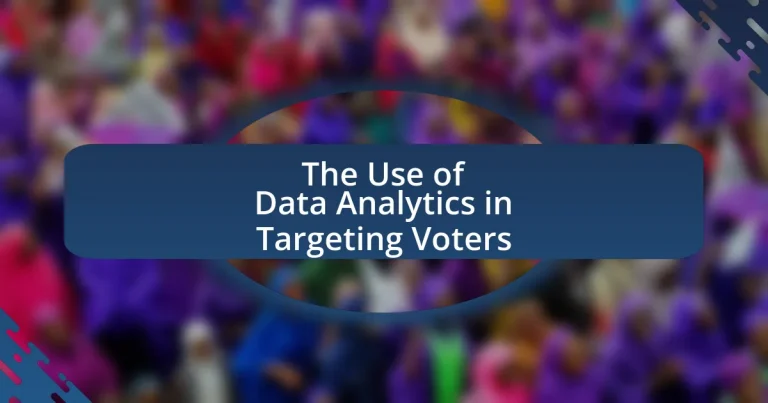 The Use of Data Analytics in Targeting Voters