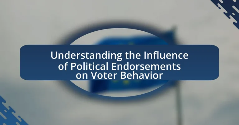 Understanding the Influence of Political Endorsements on Voter Behavior
