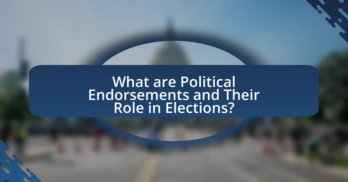 What are Political Endorsements and Their Role in Elections?